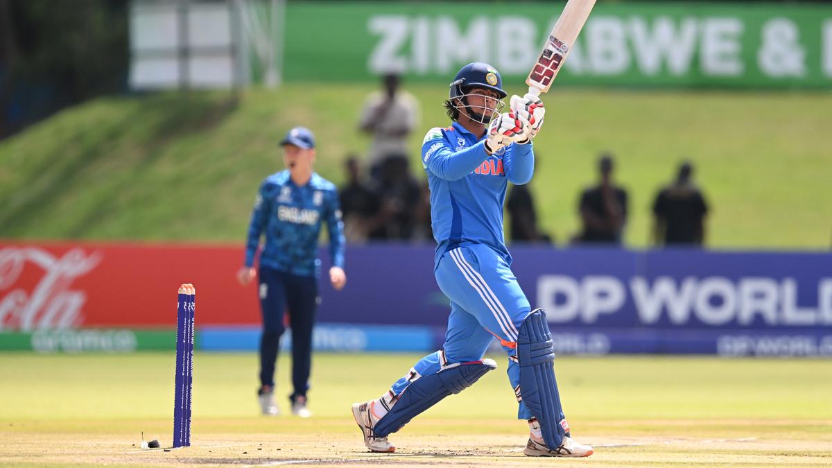 Vaibhav Suryavanshi smashes 55-ball century for India in Under-19 World Cup 2026 final